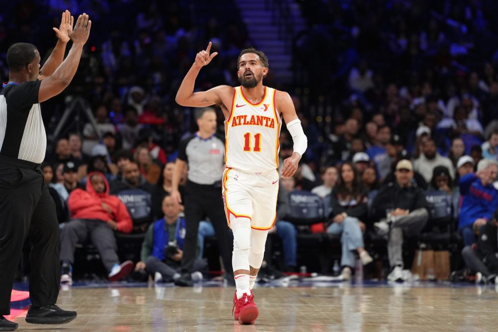 Trae Young Ejected After Mocking Referees in Play-In Clash Against Magic